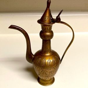 Vintage Sarna Brass Tea Pot